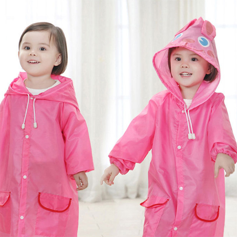 CATIMINI Áo Mưa Hình Động Vật Hoạt Hình Đáng Yêu Cho Trẻ Em Một kích thước phù hợp với tất cả Chiều cao áp dụng 90-130cm