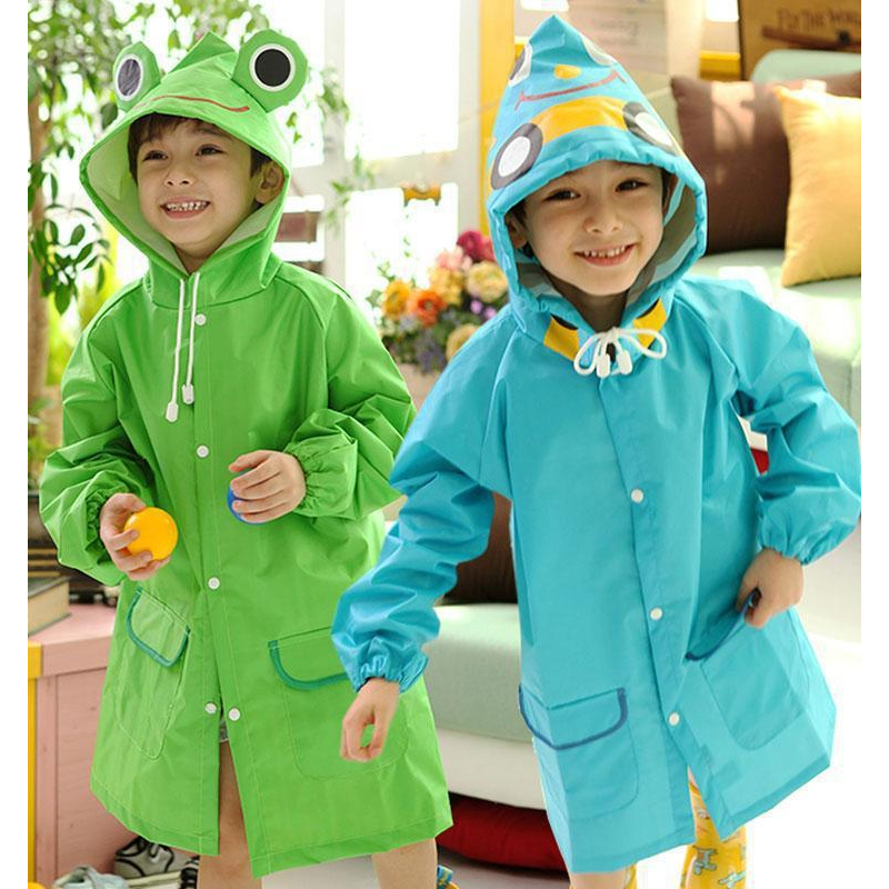 CATIMINI Áo Mưa Hình Động Vật Hoạt Hình Đáng Yêu Cho Trẻ Em Một kích thước phù hợp với tất cả Chiều cao áp dụng 90-130cm