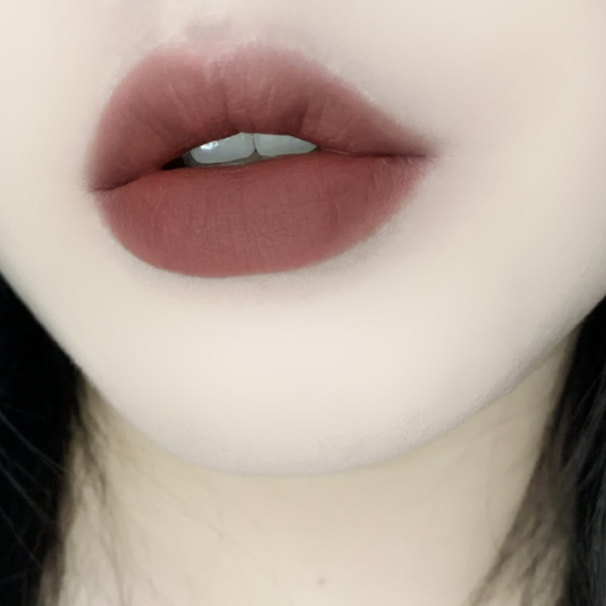 6 màu cao cấp màu xanh dạng ống son bóng mờ lì nhung retro bền màu son bóng son môi Cappuvini