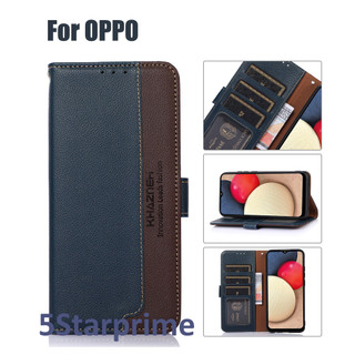OPPO A60 A79 5G A38 A58 A78 A98 A17k A77s A57 A96 A76 A16k A95 A55 A16 A74 A54 A94 A15 /A15s A93 A73 A53 Ốp lưng Bao da điện thoại dạng ví