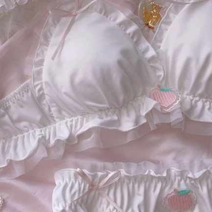 Áo Ngực Không Gọng Phối Ren Thoáng Khí Đính Nơ Dễ Thương Cho Nữ