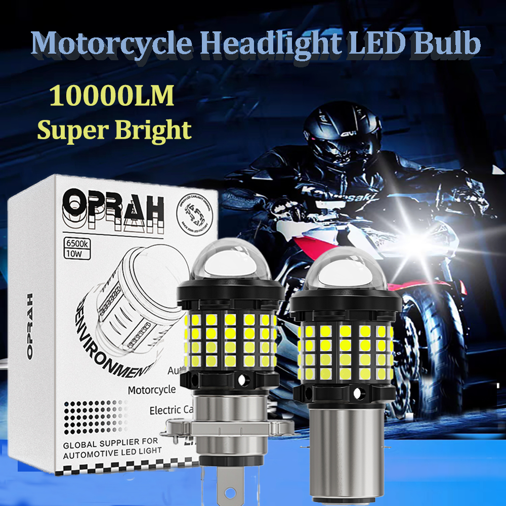 10000lm đèn pha xe máy siêu sáng bóng đèn led h4 h6 ba20d bóng đèn pha chùm sáng cao đèn pha xe máy đèn sương mù