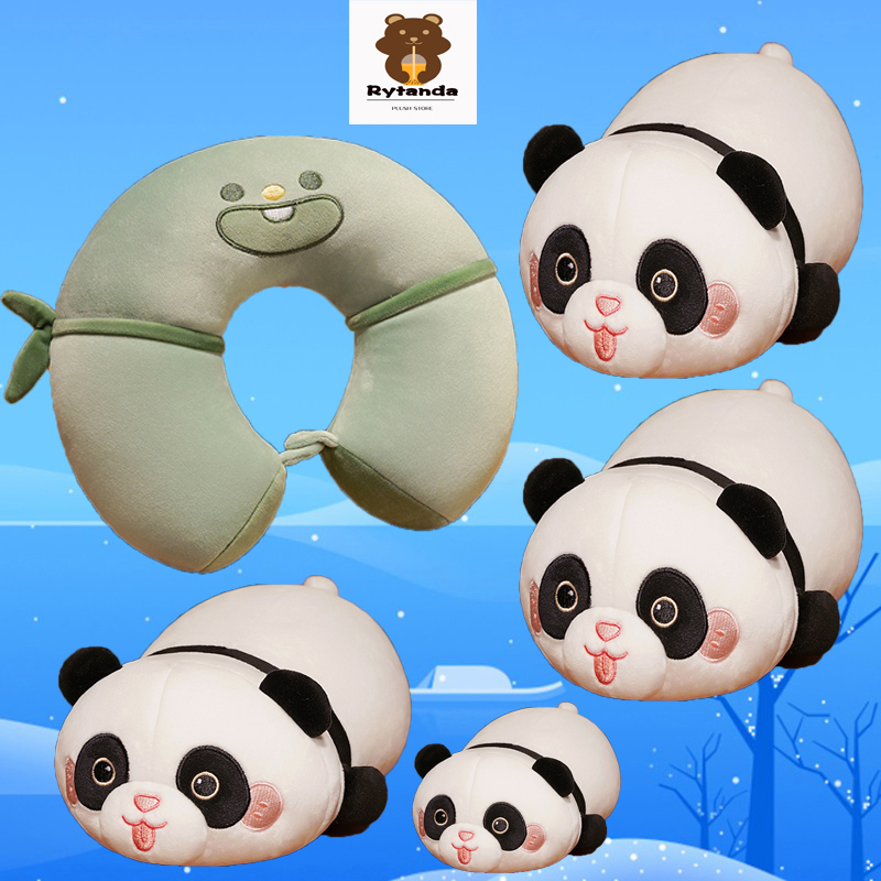 Rytanda U-pillow doll 2-in-1stuffed toy có thể được sử dụng làm u-pillow panda doll quà tặng sinh nhật cho văn phòng và gia đình nghỉ ngơi món quà sinh nhật sáng tạo