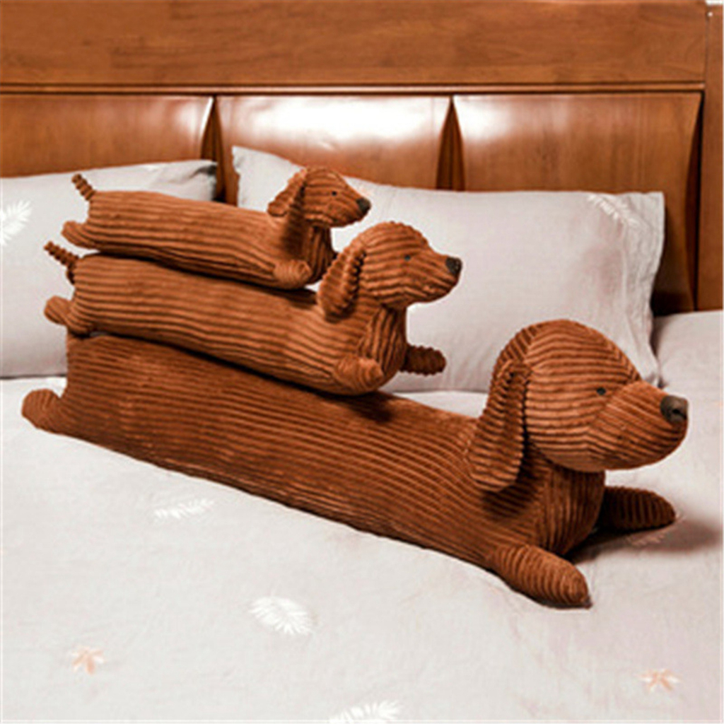 Gối Ôm Hình Thú Dachshund - Gối Ôm Chó Dachshund  Mềm Bền Đồ Chơi Thú Nhồi Bông Cho Ghế Sofa Trang Trí Nhà - LUCKYBABY