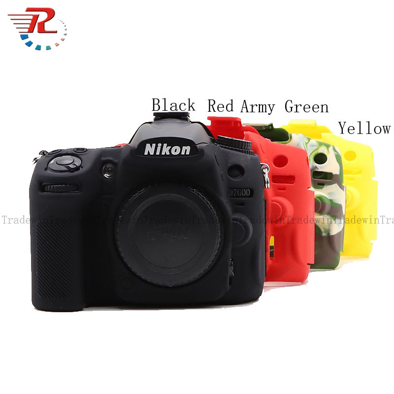 Ốp lưng máy ảnh cao su silicon mềm cho Nikon D7000