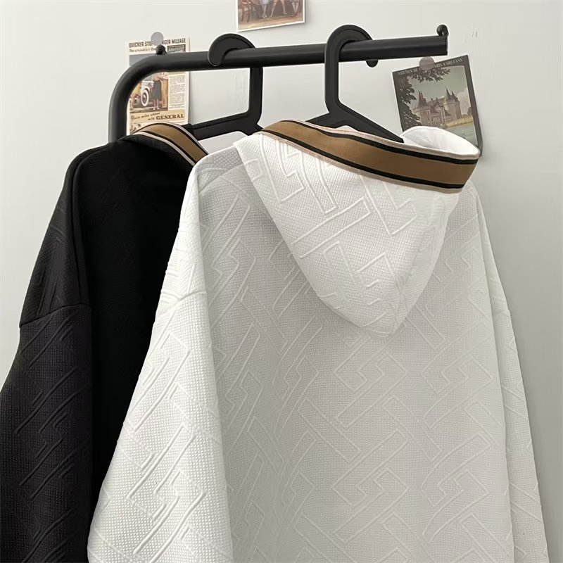 Áo Hoodie Dáng Rộng Phong Cách Hàn Quốc Đơn Giản Chất Lượng Cao Cho Nam