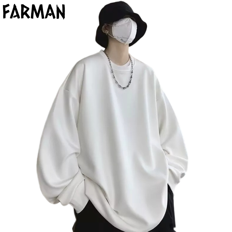 Áo khoác nam farman, áo len, áo chui đầu thường, cổ tròn, khí chất lỏng lẻo, thời trang, thanh niên, văn học và nghệ thuật phổ biến, các mẫu xuân thu