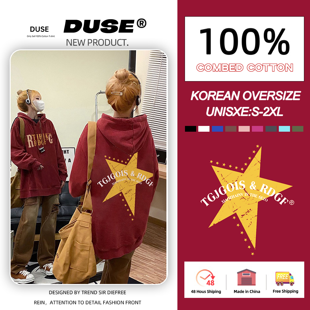 American vintage cotton ladies áo trùm đầu thời trang "hoạt hình" in rời áo khoác dài tay nữ