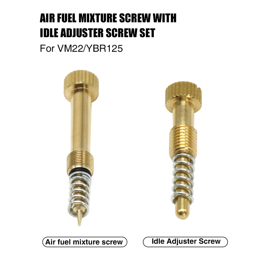 Cửa hàng motoparts bộ chế hòa khí hỗn hợp nhiên liệu không khí bộ vít điều chỉnh tốc độ không tải cho mikuni vm22 yamaha ybr125