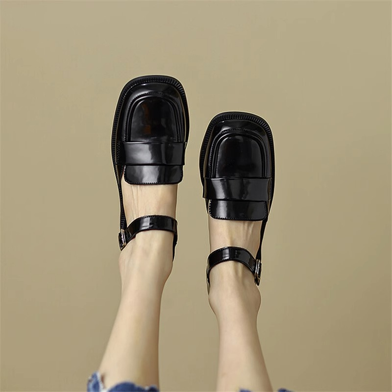 HONGXINJIE dép sandal nữ dép quai hậu nữ 2023NEW Phong cách thời trang retro 070501