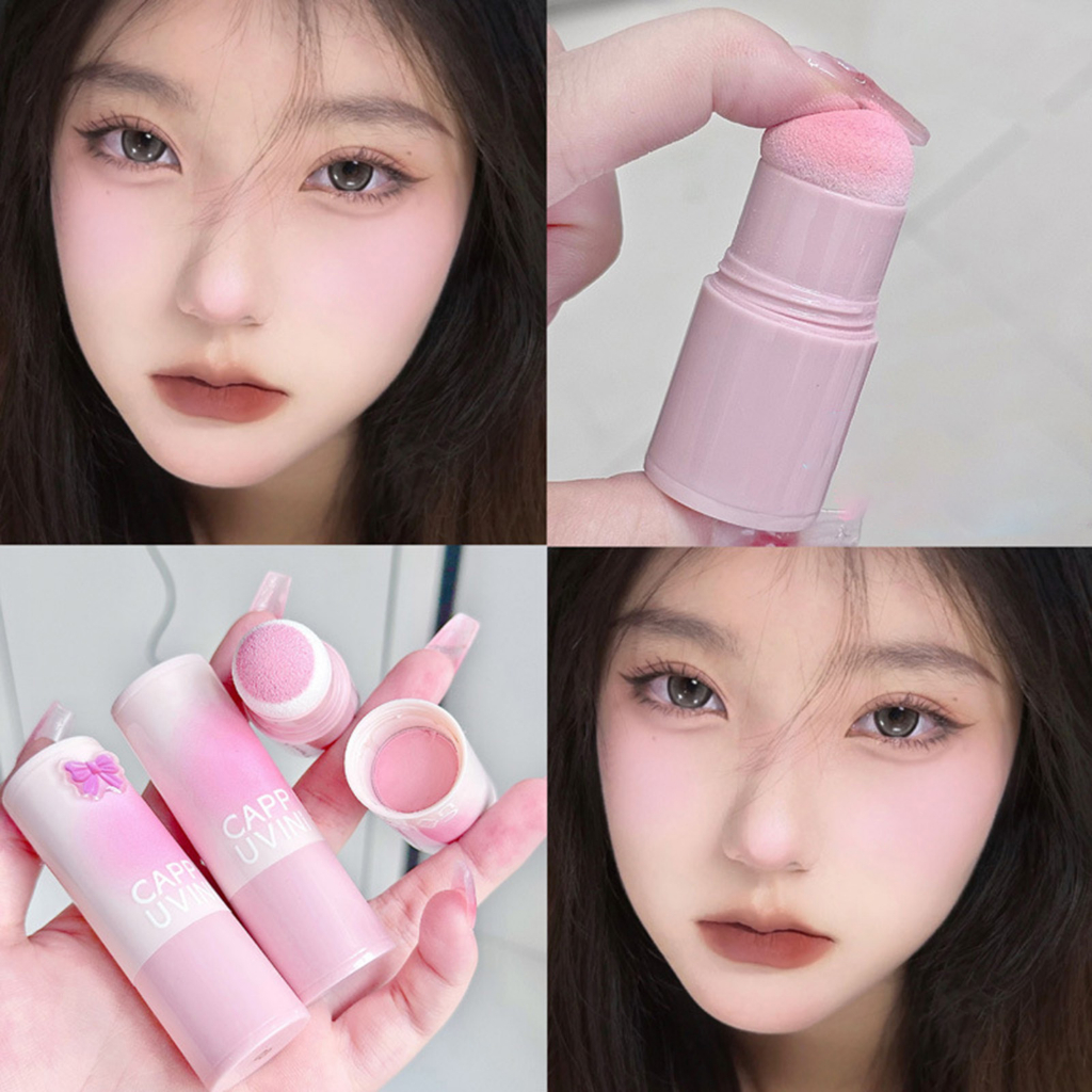 Phấn má hồng CAPPUVINI dạng lì không nhăn 6g