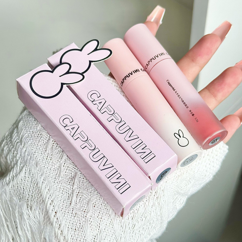 Son đất sét CAPPUVINI chất nhung màu hồng 3.2g