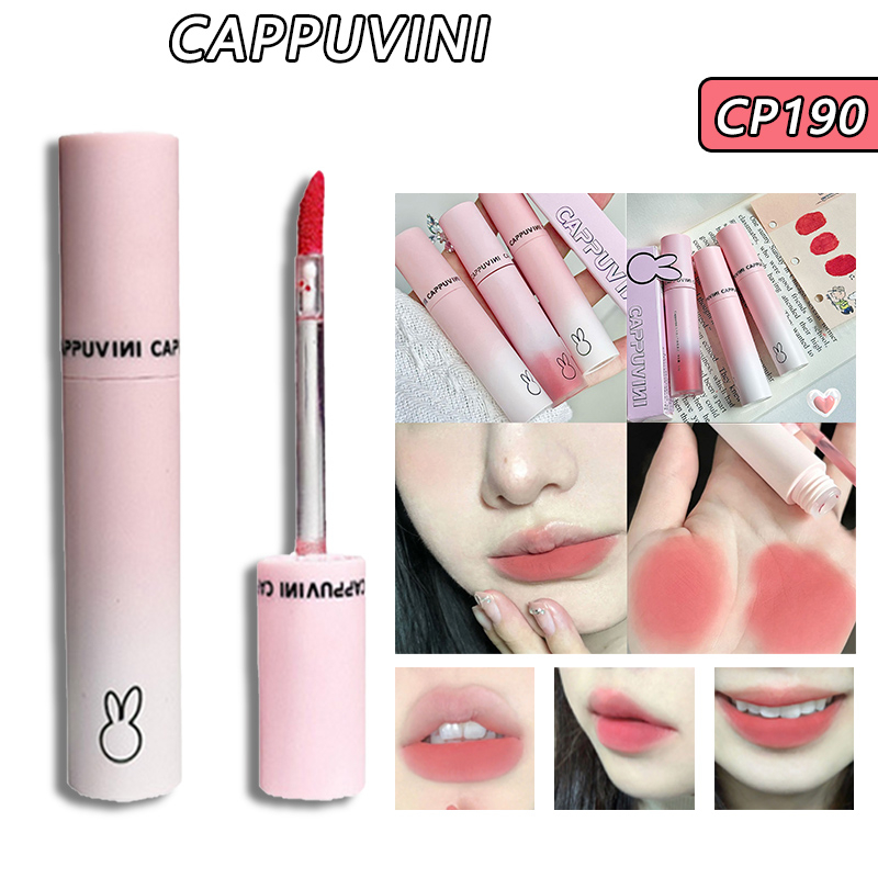 Son đất sét CAPPUVINI chất nhung màu hồng 3.2g