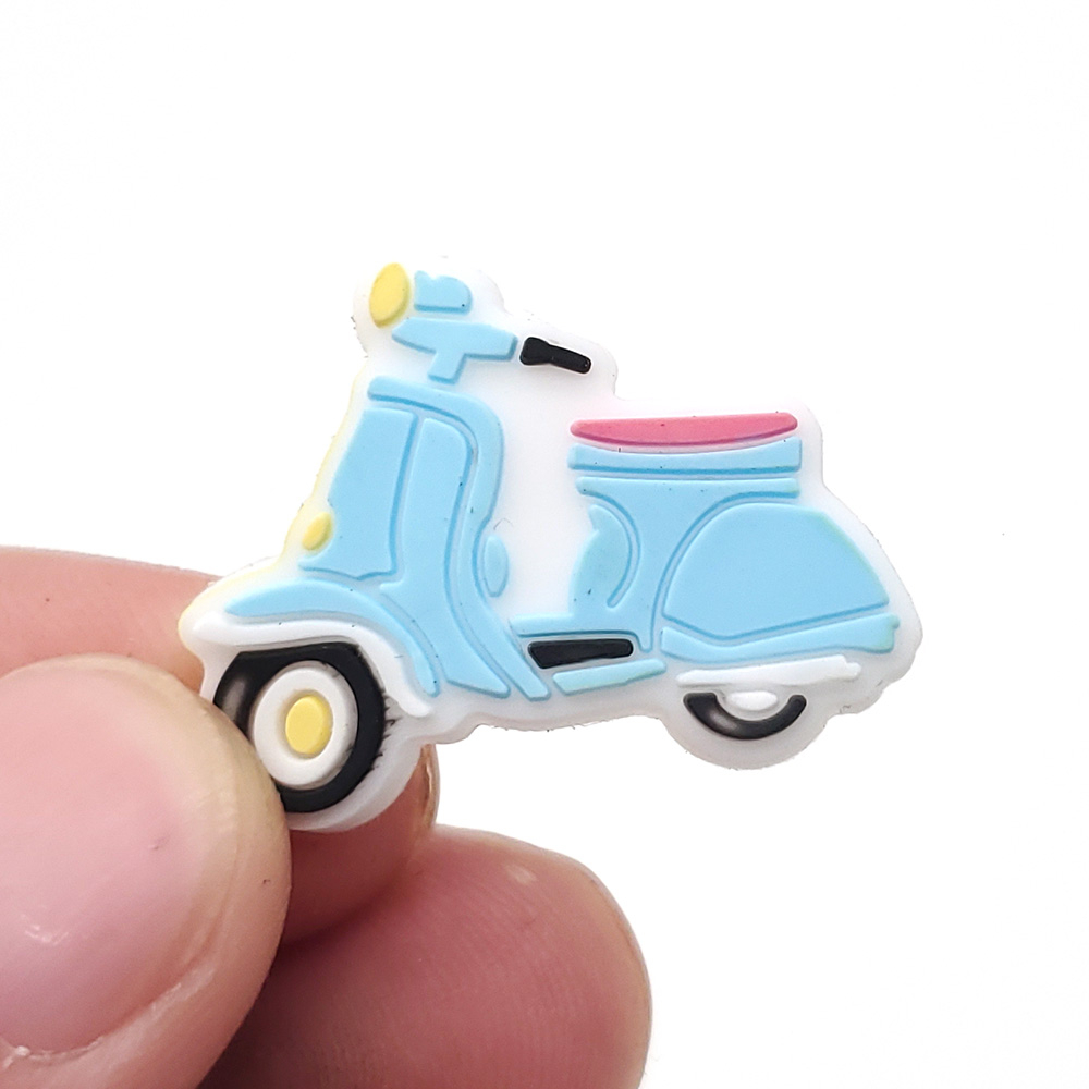 Croc JIBZ 1 Cái Mặt Dây Chuyền Hình Xăng đan Croc JIBZ Màu Xanh Dương Chính Hãng Thích Hợp Làm Quà Tặng Cho Bạn Bè