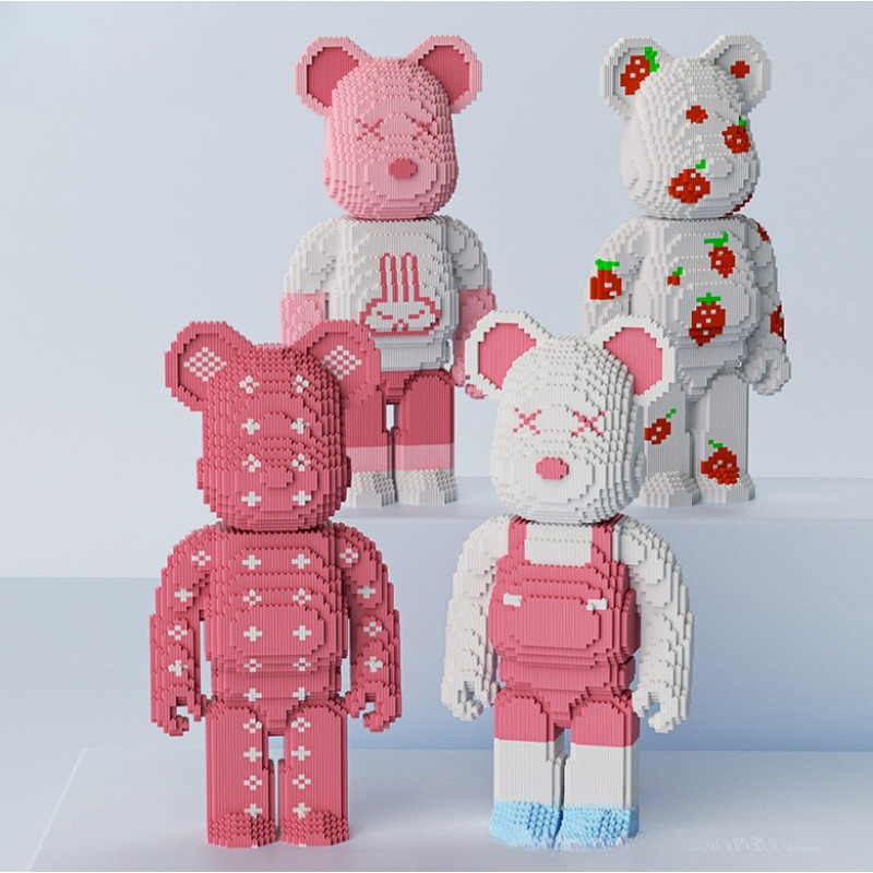 Bộ Đồ Chơi Lắp Ráp Hình Chú Gấu Độc Đáo Cho Bé