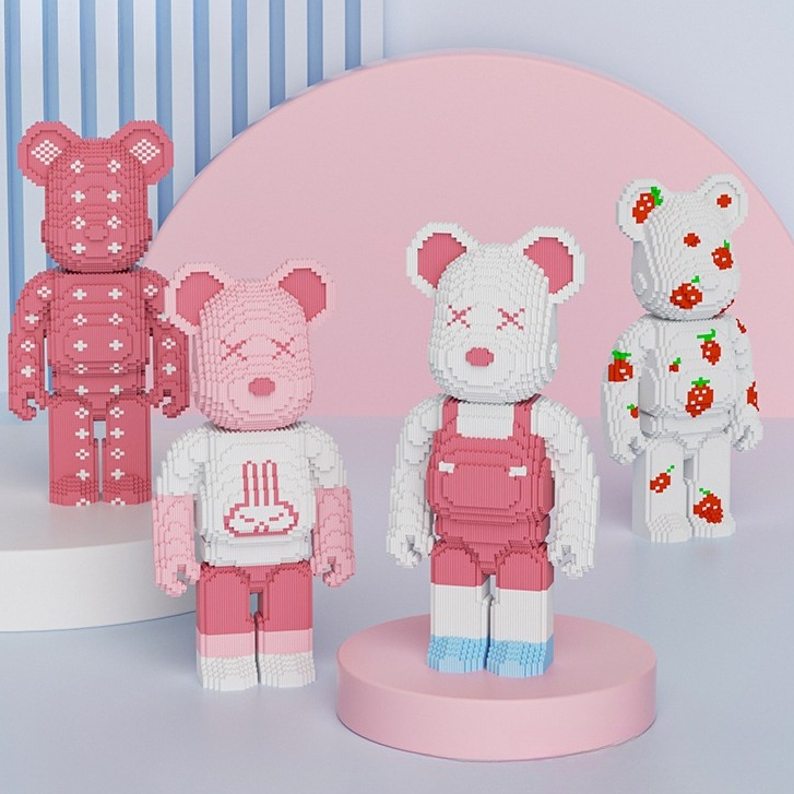 Bộ Đồ Chơi Lắp Ráp Hình Chú Gấu Độc Đáo Cho Bé