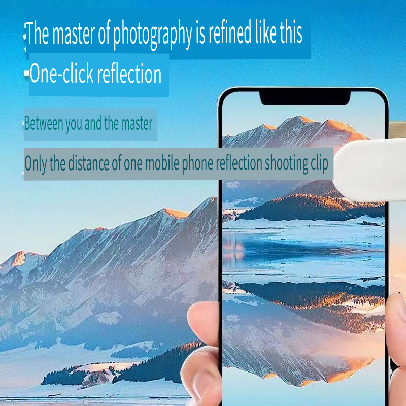 1 Bộ Bộ Dụng Cụ Kẹp Gương / camera / Điện Thoại Di Động Phản Quang Đơn Giản Thông Dụng Hỗ Trợ Chụp Ảnh selfie