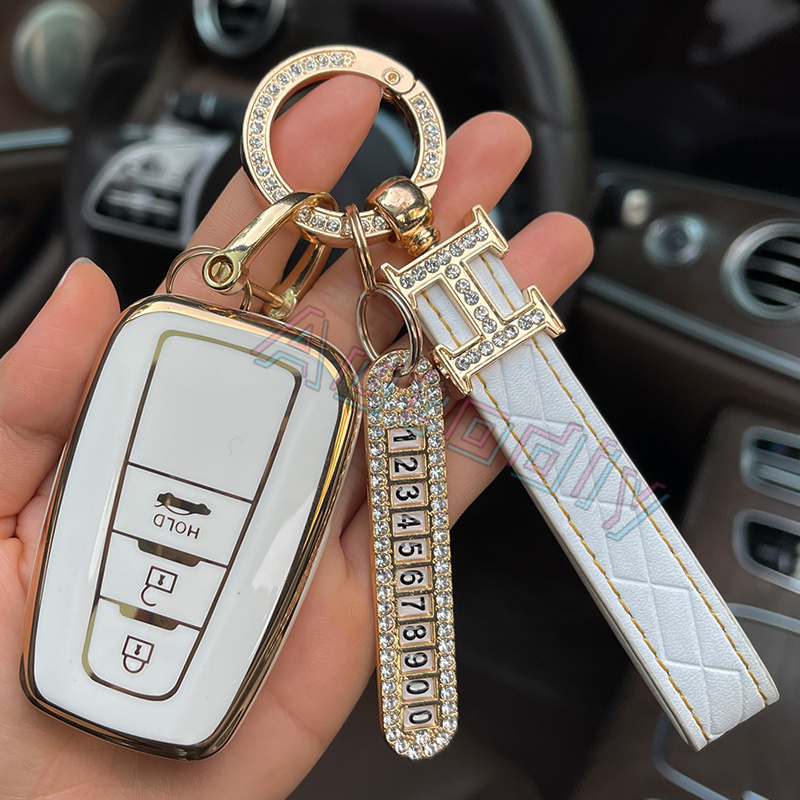 Ốp TPU Bọc Chìa Khóa Xe Hơi Thông Minh Chống Trầy Cho Toyota Corolla Altis Corolla Cross Camry CHR RAV 4