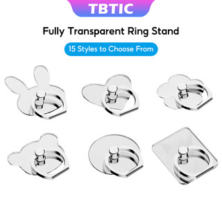 Giá đỡ điện thoại TBTIC acrylic trong suốt họa tiết trái tim mèo ngôi sao hoạt hình 