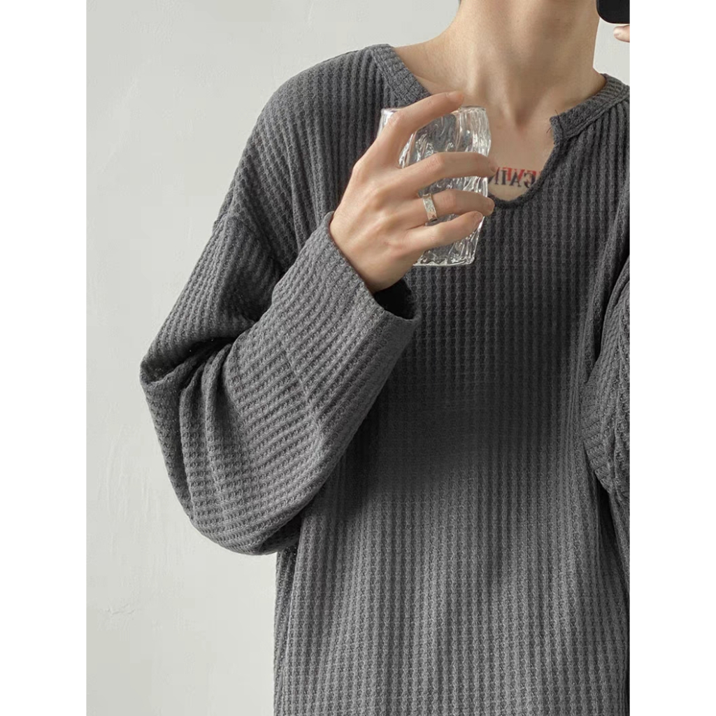 Áo Thun Tay Dài Dáng Rộng Thời Trang Cho Cả Nam Và Nữ