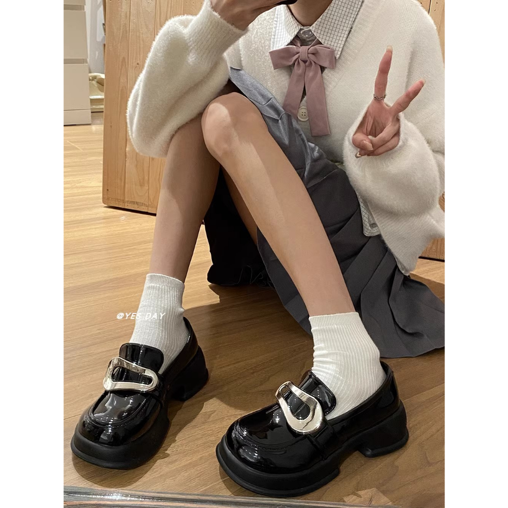 UOUO giày cao gót giày mary jane giày lolita đế vuông Giày Sandal Cao Gót Mũi Vuông dép Dày Không Thấm Nước Cho Búp Bê Barbie 32ZMLZ072109