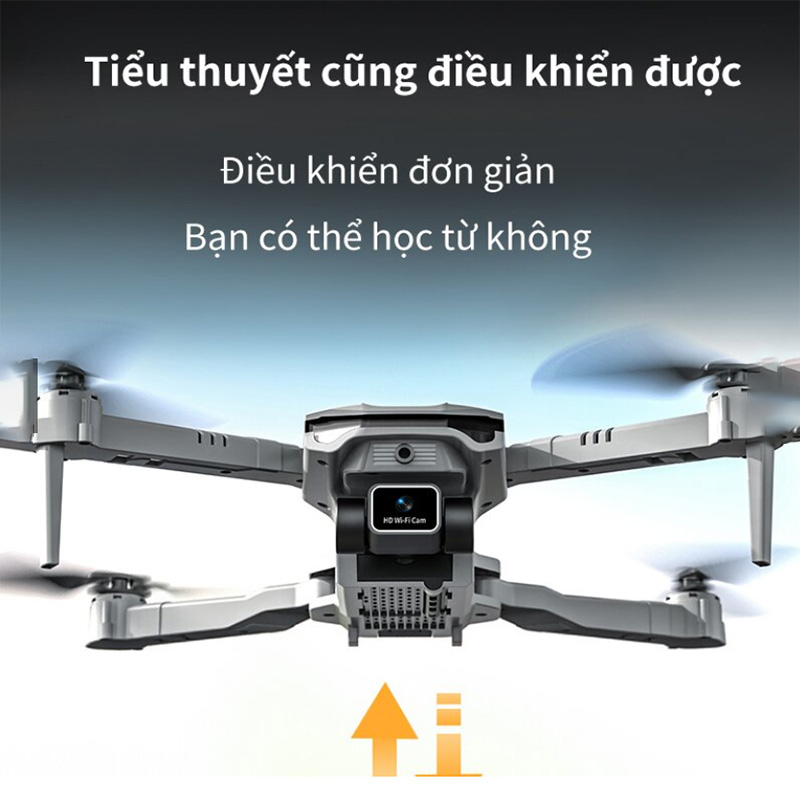 FlycamFlycam XT1 4k DRONE Máy ảnh kép 4K áy bay không người lái chụp ảnh trên không có thể gập lại tiêu điểm tự động