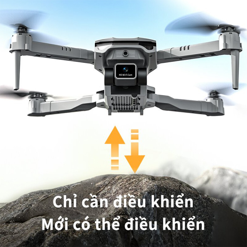 FlycamFlycam XT1 4k DRONE Máy ảnh kép 4K áy bay không người lái chụp ảnh trên không có thể gập lại tiêu điểm tự động