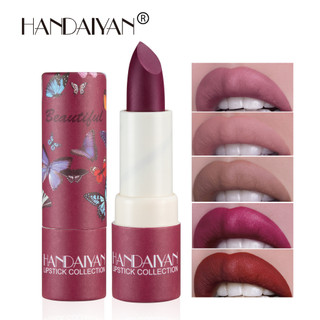 Son môi HANDAIYAN nhung lì dưỡng ẩm không dễ khử màu nude phong cách Âu Mỹ
