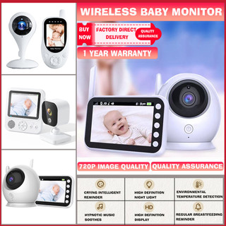 Kích thước màn hình 2.4, 2.8, 4.3 in Máy báo khóc Baby monitor không wifi- camera giám sát bé yêu, siêu bền gọn, dễ sử dụng