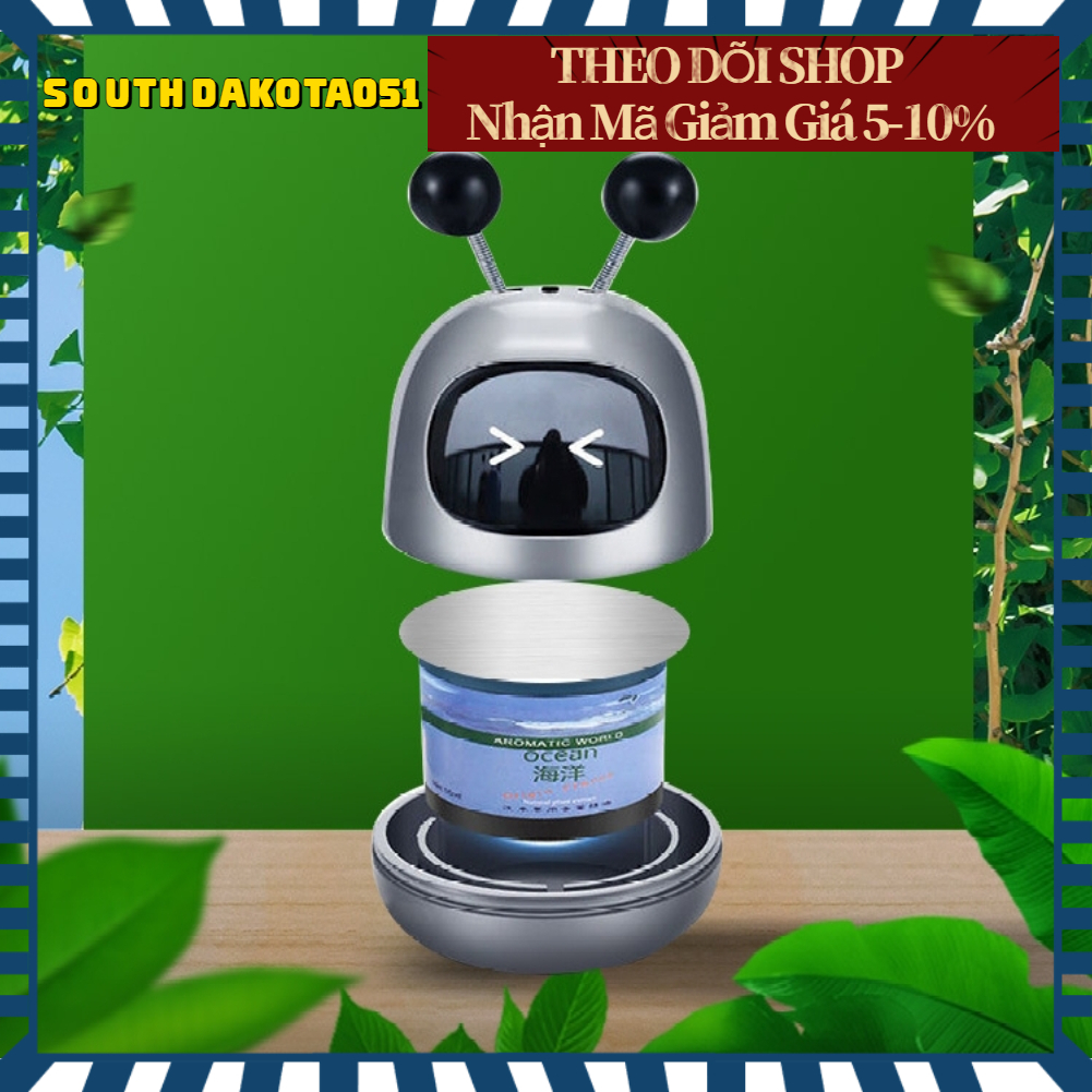 Sáp thơm ô tô khử mùi cho Nước hoa sáp thơm Robot Trang Trí Nội Thất Xe Hơi【Southdakota051】
