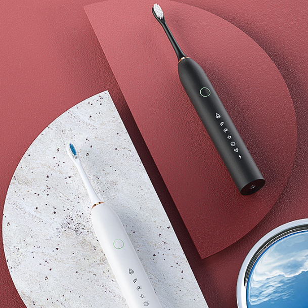 Bàn Chải Điện Máy đánh răng máy sóng âm công nghệ Cho Người Lớn Và Trẻ Em Sạc USB BeautyTop01