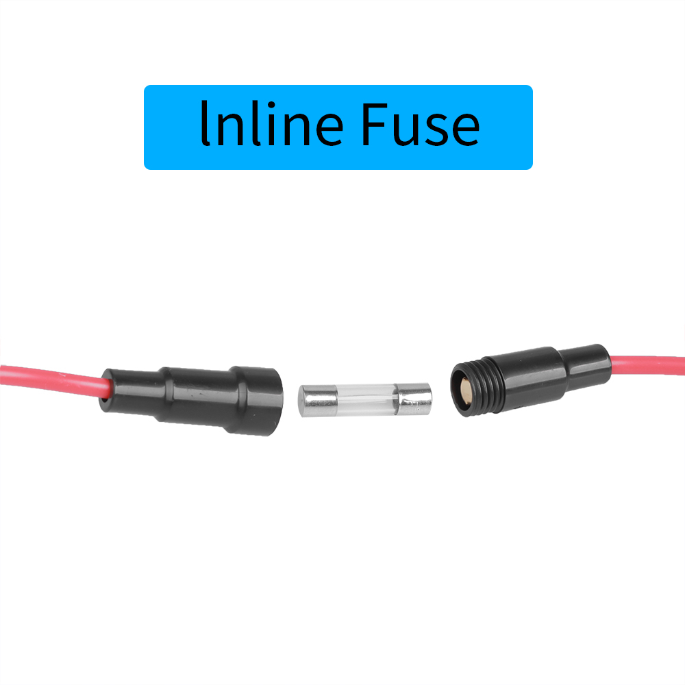 Dây Cáp Sạc usb 60cm Kèm Cầu Chì 10a Chuyên Dụng Cho Xe Hơi / Xe Máy / atv rv