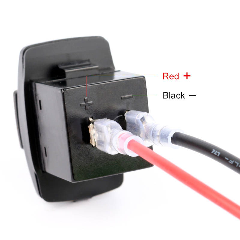 Dây Cáp Sạc usb 60cm Kèm Cầu Chì 10a Chuyên Dụng Cho Xe Hơi / Xe Máy / atv rv