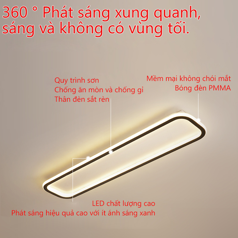 Giá sự kiện  Đèn trần LED tối giản/Longbar/Đèn phòng ngủ/Đèn nhà bếp/Đèn lối vào/Đèn bàn/Đèn phòng/Đèn gác mái/Đèn phòng khách/Đèn cầu thang/Đèn hành lang