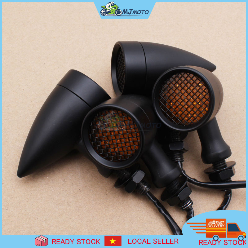 Kit bao gồm đèn pha, đèn tín hiệu, kính chắn gió, giá đỡ đèn pha phổ thông cho xe máy