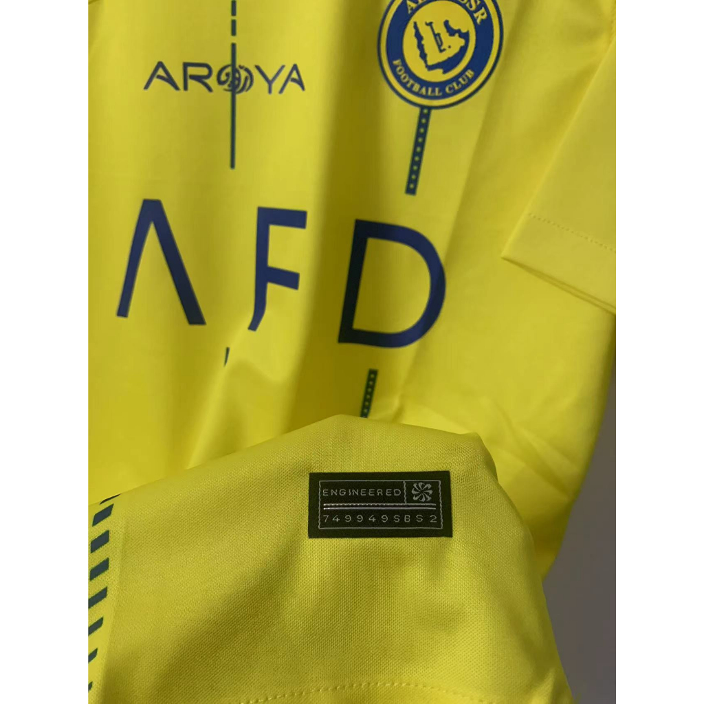 Người hâm mộ phát hành 23/24 áo bóng đá sân nhà alnassr s-4xl