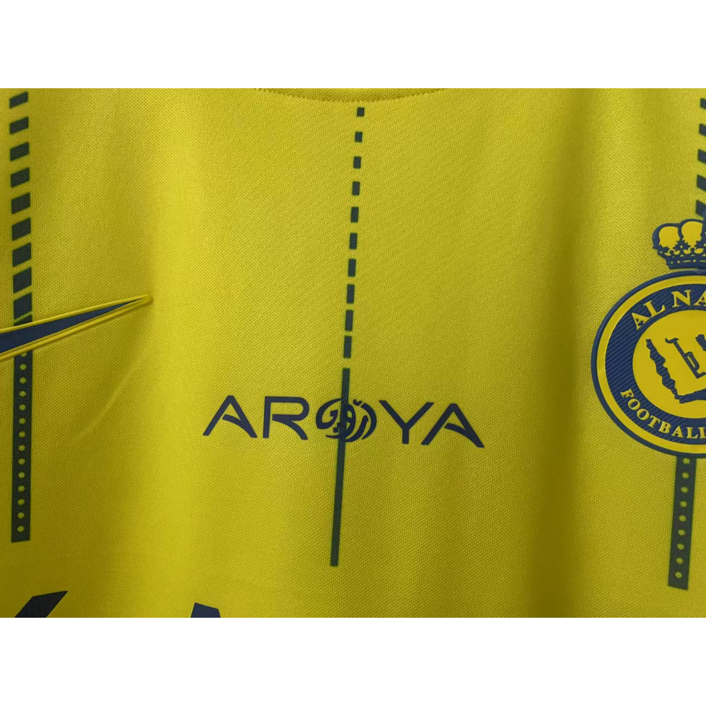 Người hâm mộ phát hành 23/24 áo bóng đá sân nhà alnassr s-4xl
