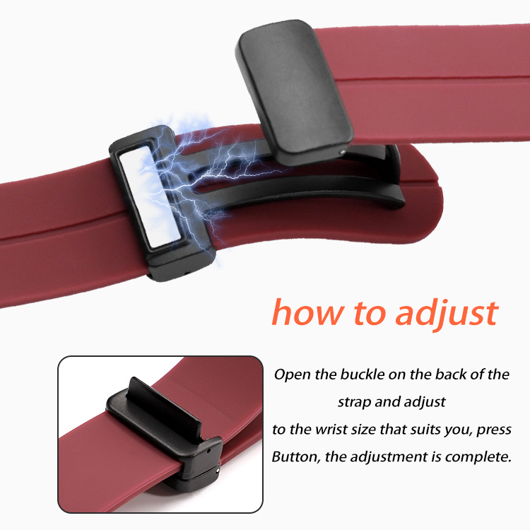 Dây đeo silicon có khóa từ tính cho huawei watch fit 2 fit2 sport straps bracelet smart watch replacement wristband accessories