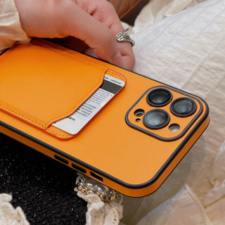 Vỏ điện thoại có phim bảo vệ ống kính cho iphone 11 14promax 12promax 13promax bao da pu chống rơi cho iphone 14 13 12 pro max ốp lưng cổ điển có túi đựng thẻ