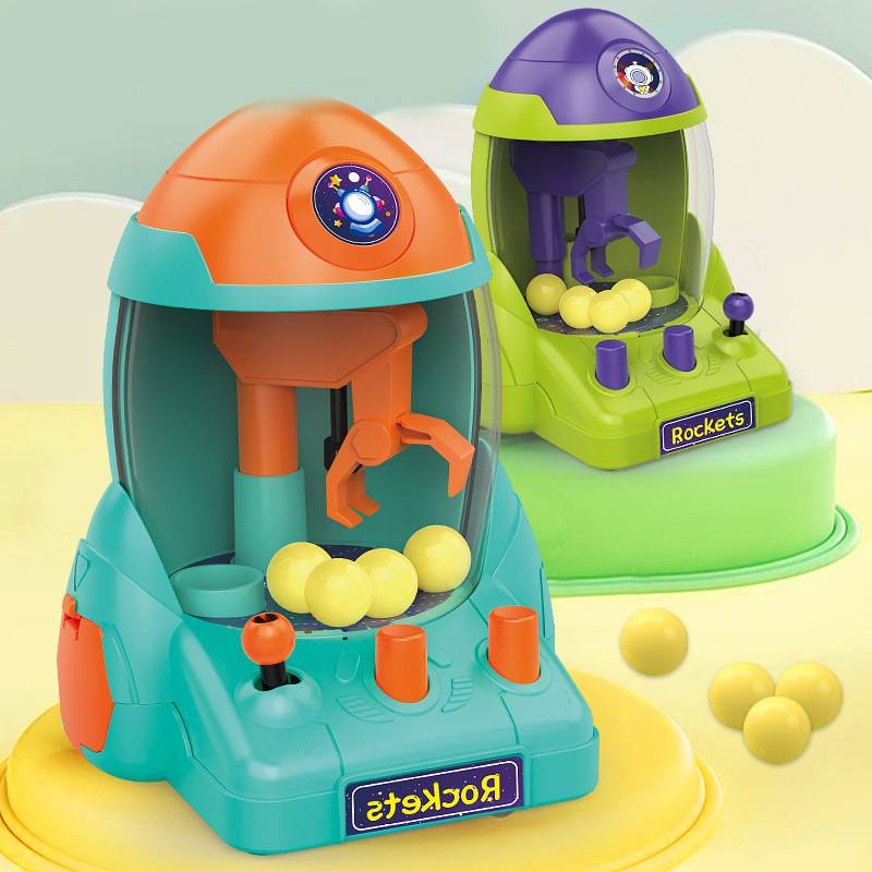 Kids Fitness Máy vuốt không gian mini tên lửa di động đầy màu sắc cho trẻ em để bàn