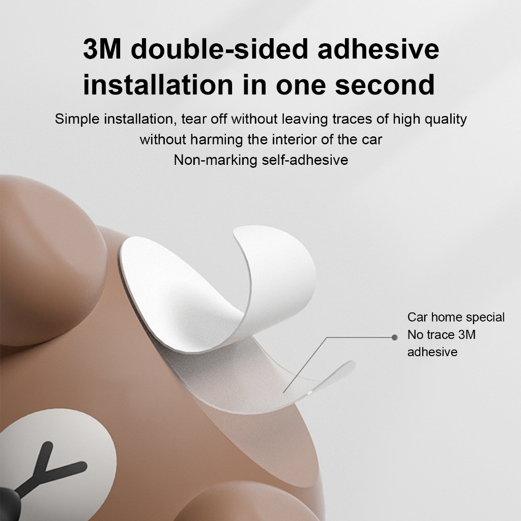 Line friends gấu nâu trang trí xe hơi hoạt hình dễ thương bảng điều khiển trung tâm trang trí nội thất xe hơi trang trí nội thất xe hơi