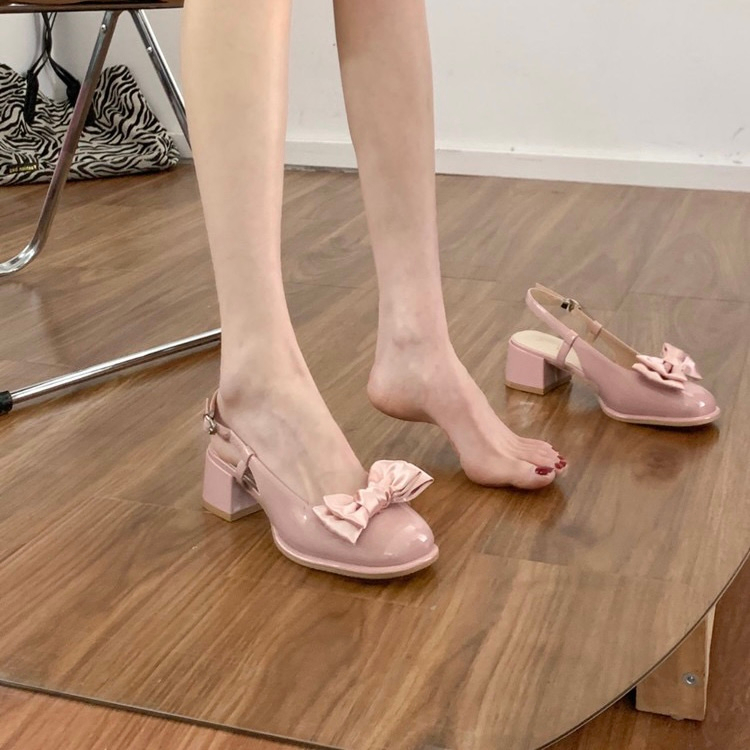 UOUO giày cao gót đế vuông Giày Sandal Cao Gót Mũi Vuông dép Dày Không Thấm Nước Cho Búp Bê Barbie 32ZMLZ072105