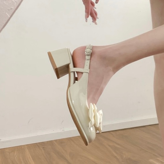 UOUO giày cao gót đế vuông Giày Sandal Cao Gót Mũi Vuông dép Dày Không Thấm Nước Cho Búp Bê Barbie 32ZMLZ072105