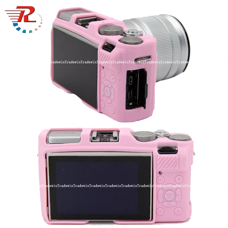 Vỏ bọc thân máy ảnh bằng cao su silicon mềm cho fujifilm xa5 x-a5