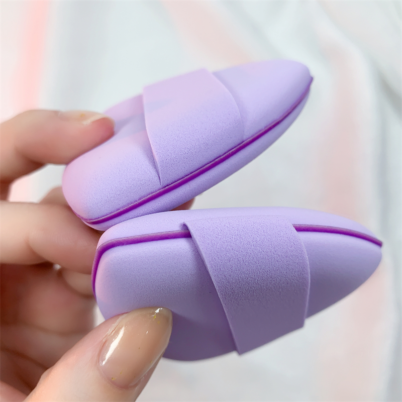 Hai mặt hình tam giác shufu lei air cushion powder puff dry and wet dual purpose super soft powder puff makeup tool