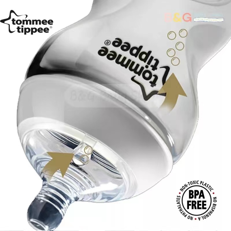 Bình sữa PPSU ty siêu mềm tự nhiên Tommee Tippee Closer to Nature 260ml, núm ty đi kèm 3-6 tháng