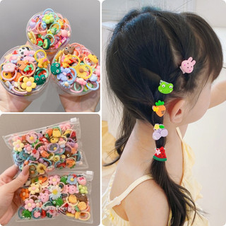 Dây buộc tóc cao su cỡ nhỏ dễ thương phong cách Hàn Quốc cho bé