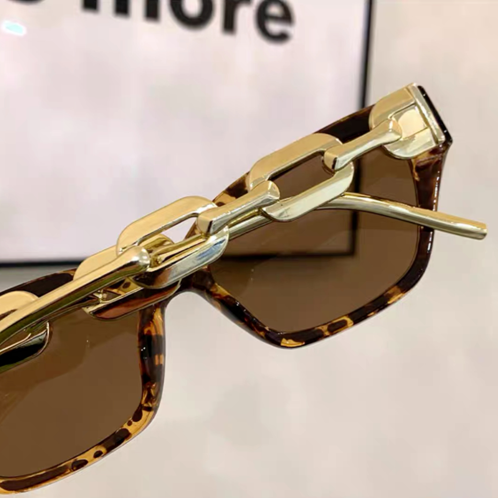 Kính Mát Mắt Mèo Gọng Kim Loại Cao Cấp Phong Cách Âu Mỹ