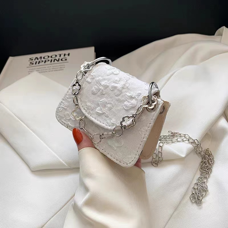 Túi Đeo Chéo Mini Bằng Da PU Phong Cách Hàn Quốc Thời Trang Cho Nữ