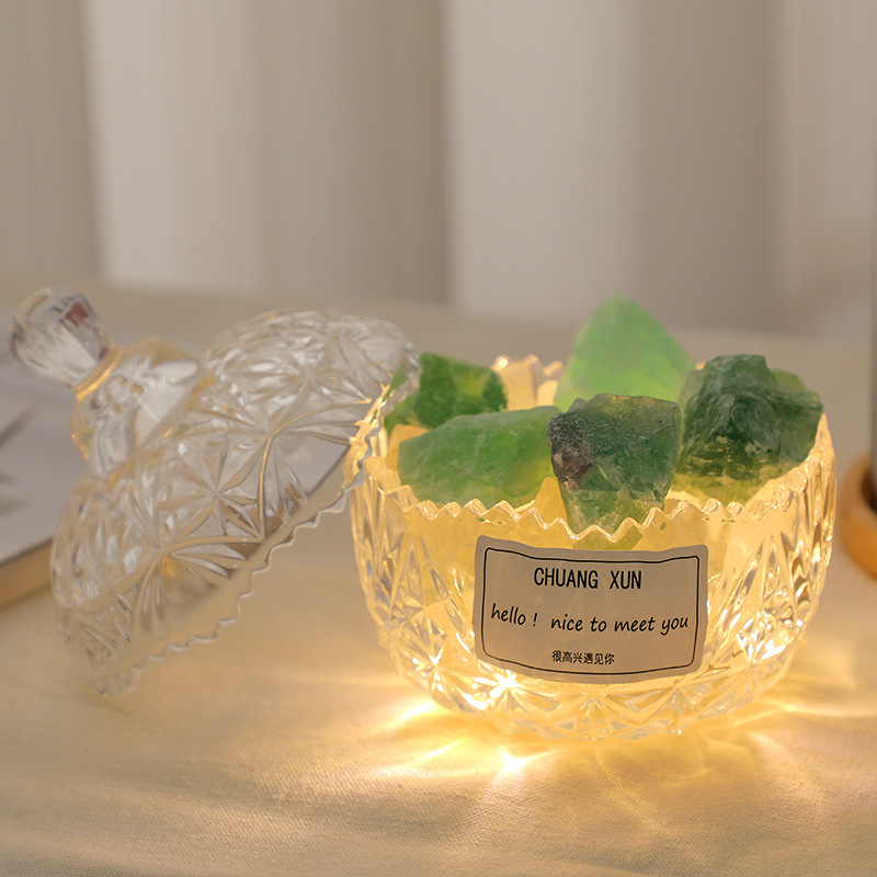 Đá Khuếch Tán Tinh Dầu Máy khuếch tán hương liệu không lửa đá trang trí Pha Lê đèn ngủ Đá Pha Lê BLINGBLIGHT